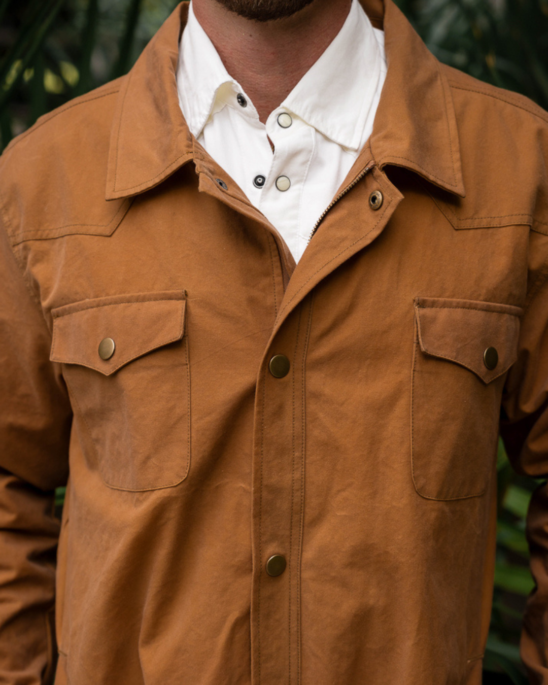 Waxed Canvas Field Jacket - Lowlands Tan