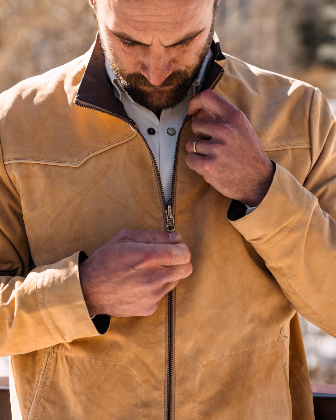 Outrider Suede Reversible Jacket