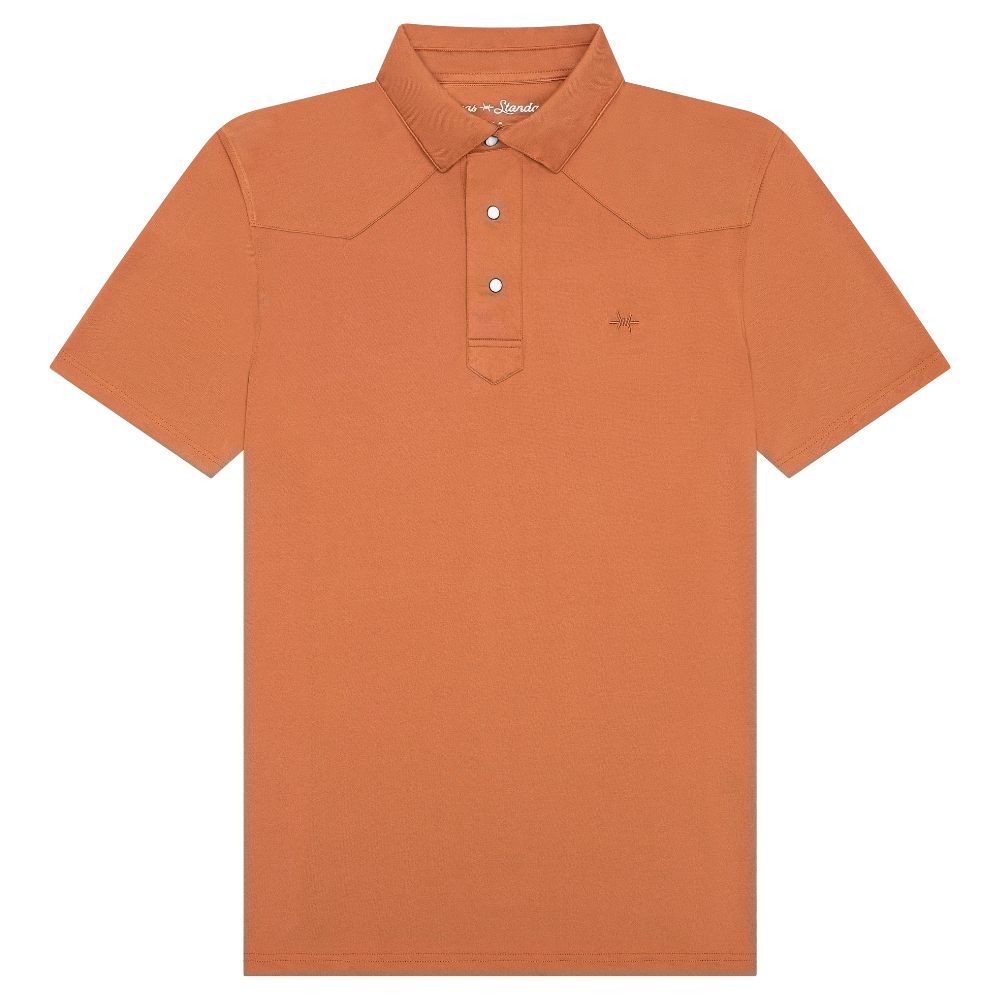 Western Traditions Polo - Burnt Orange