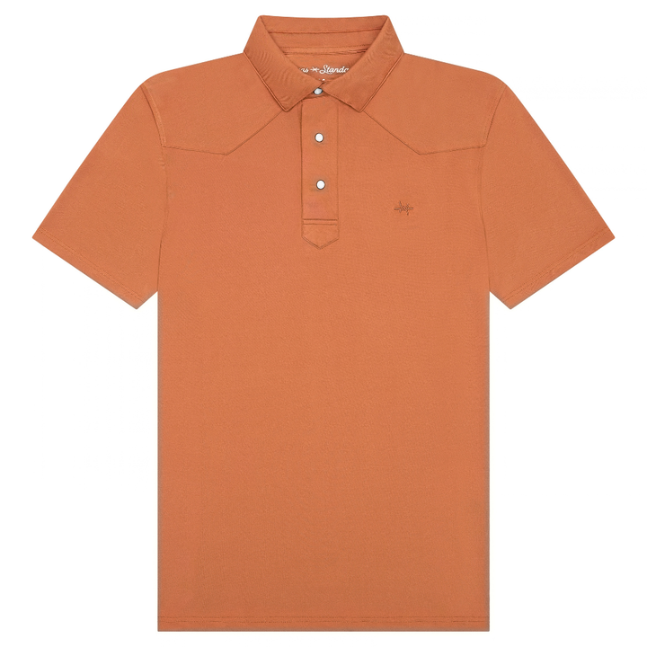 Western Traditions Polo - Burnt Orange