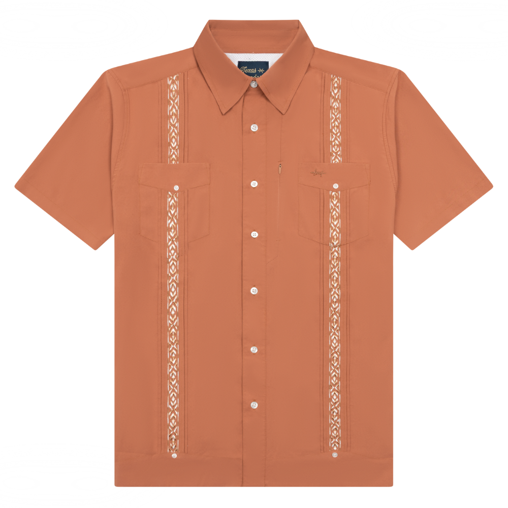 Guayabera Libre - Cobre Cuero