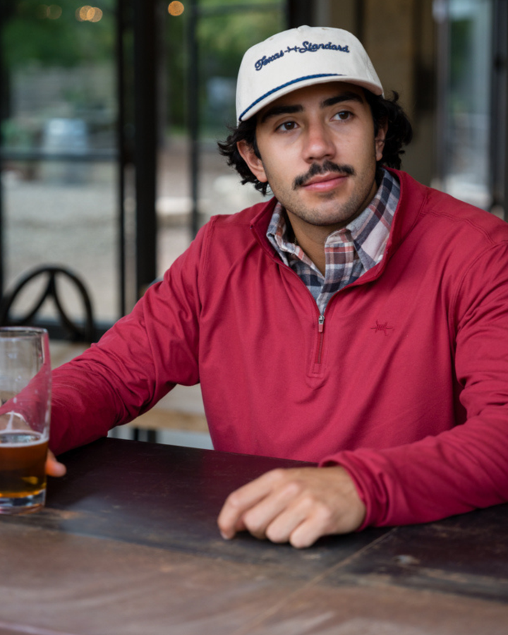 Performance Hybrid Quarter Zip - Chiltepin