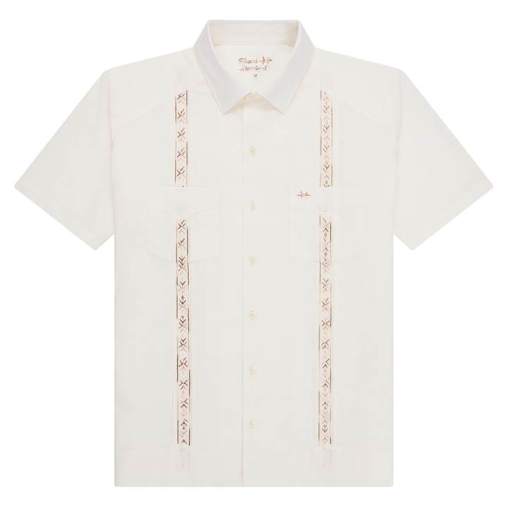 Tejas Guayabera - Ivory Cuero
