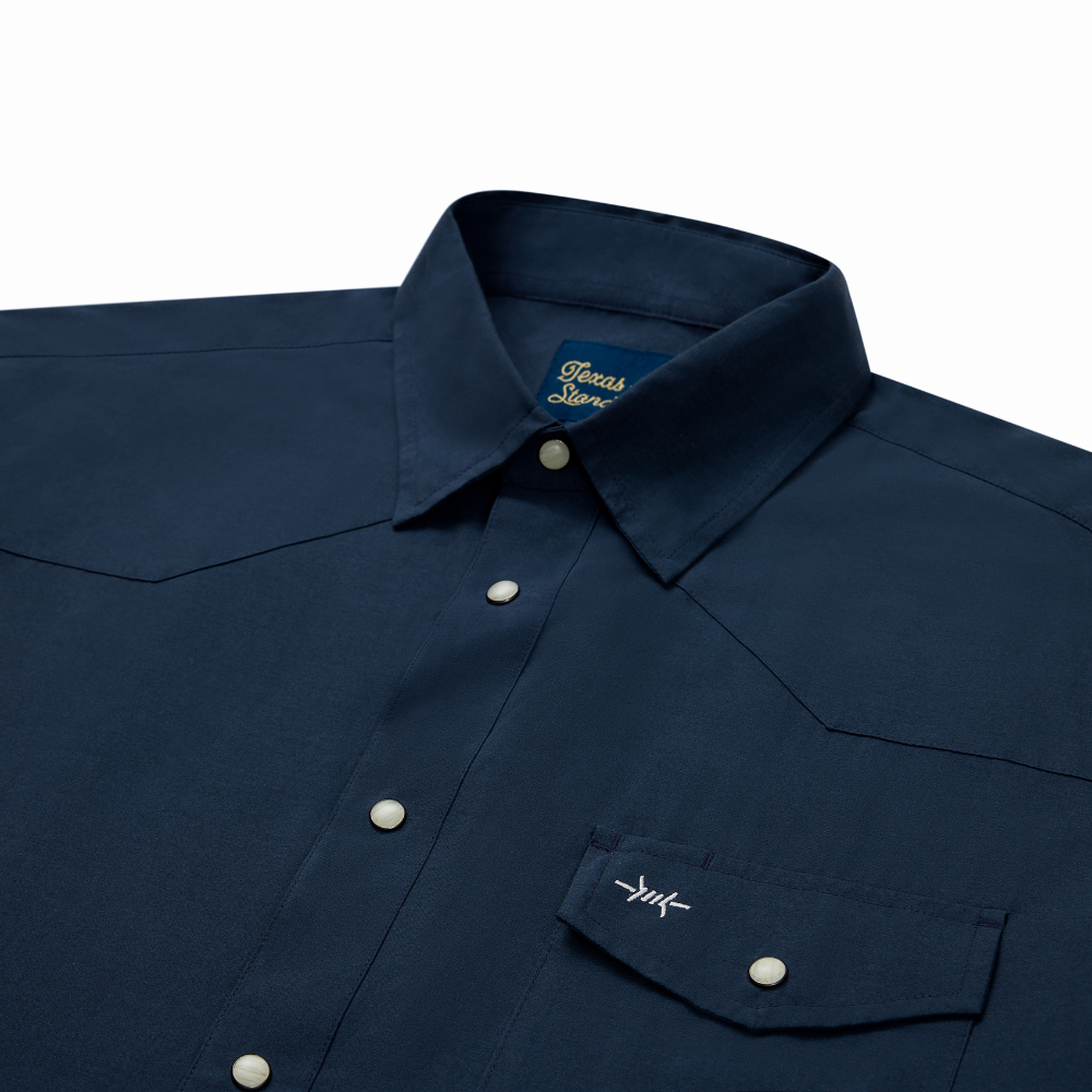 Western Field Shirt Short Sleeve - Navy
