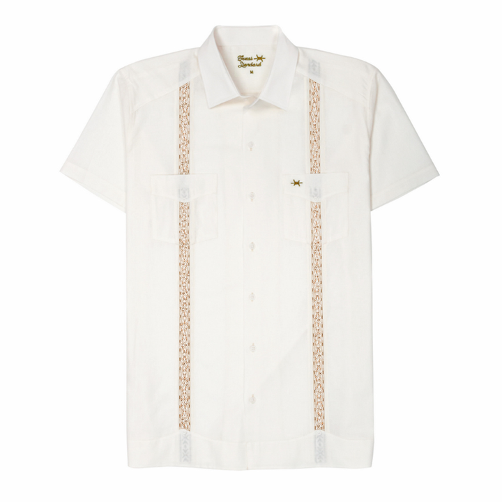 Tejas Guayabera - Ivory Cuero