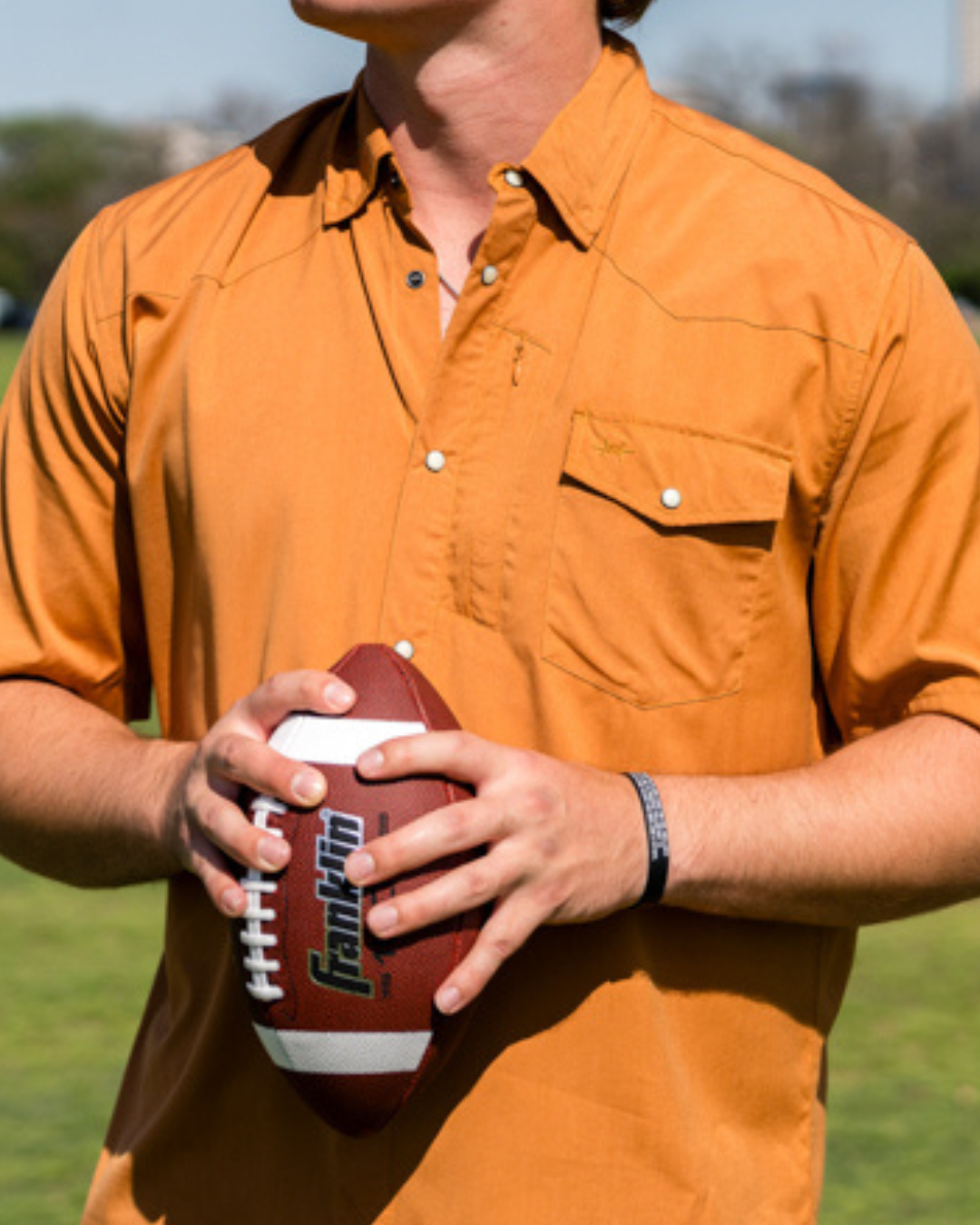 Western Field Shirt Short Sleeve - Burnt Orange