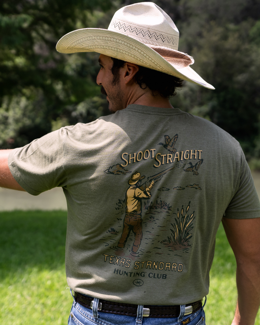 Heritage Printed Tee - Shoot Straight