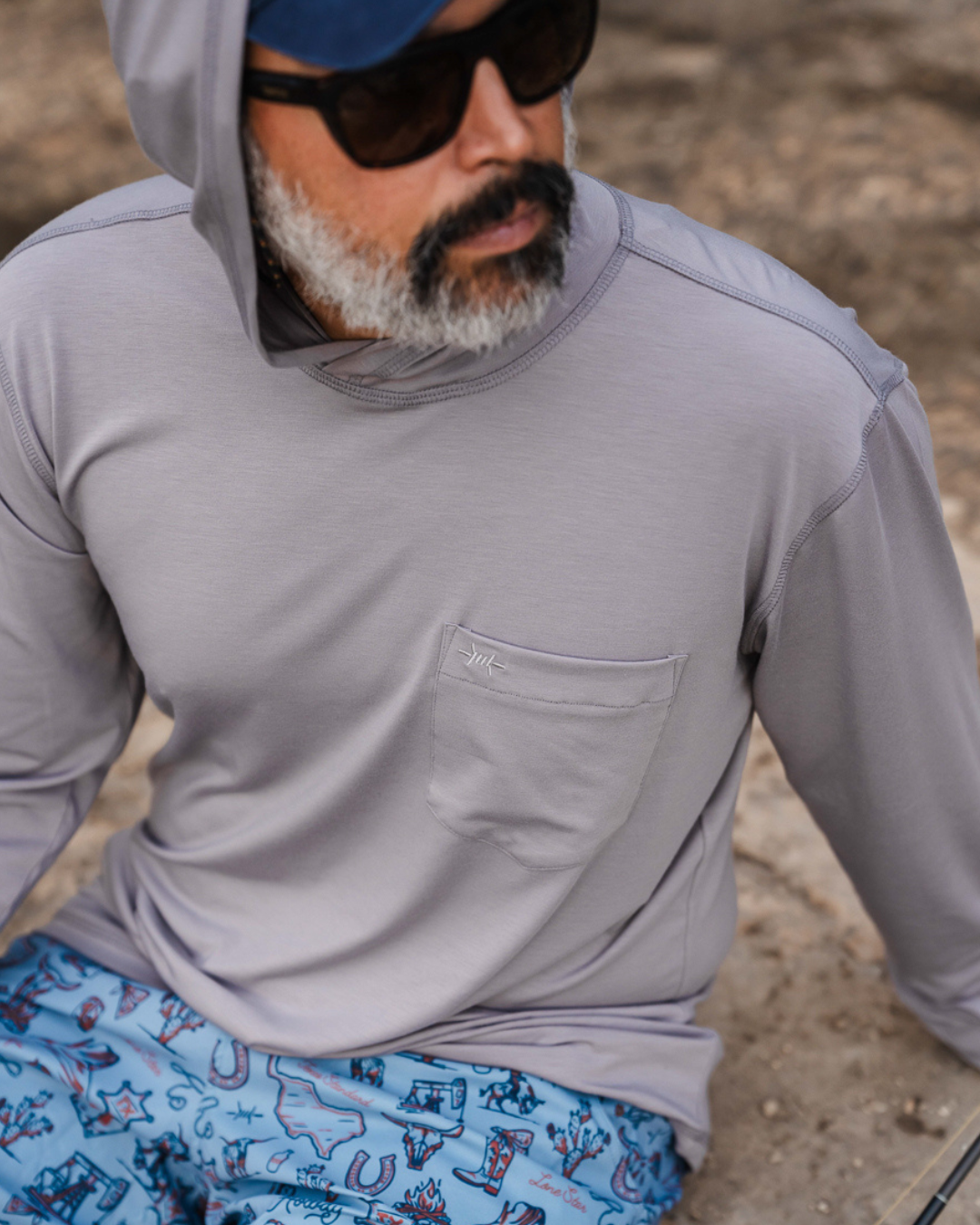 Brazos Hoodie - Mockingbird Gray