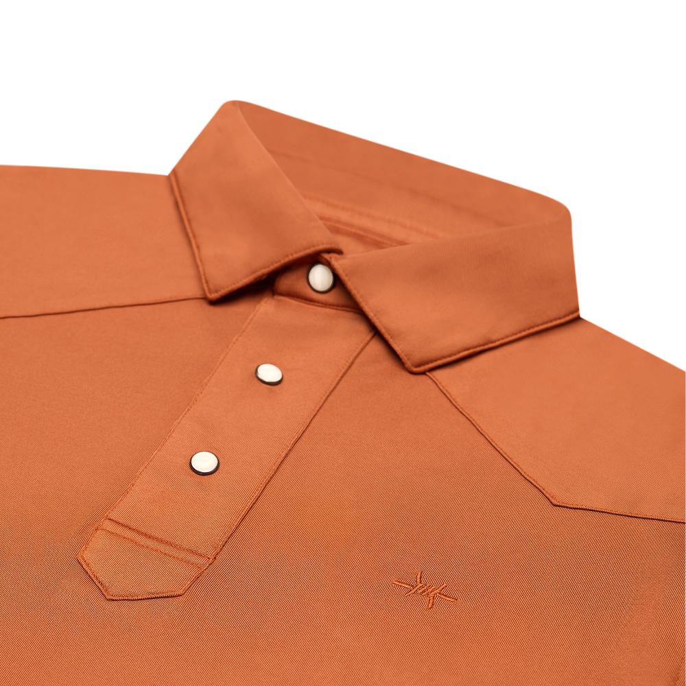 Western Traditions Polo - Burnt Orange