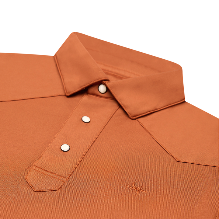 Western Traditions Polo - Burnt Orange