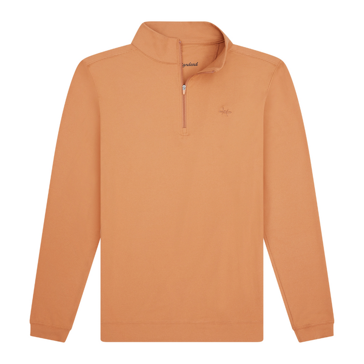 Performance Hybrid Quarter Zip - Burnt Orange – Texas Standard Performance Hybrid Quarter Zip - Burnt Orange – Texas Standard