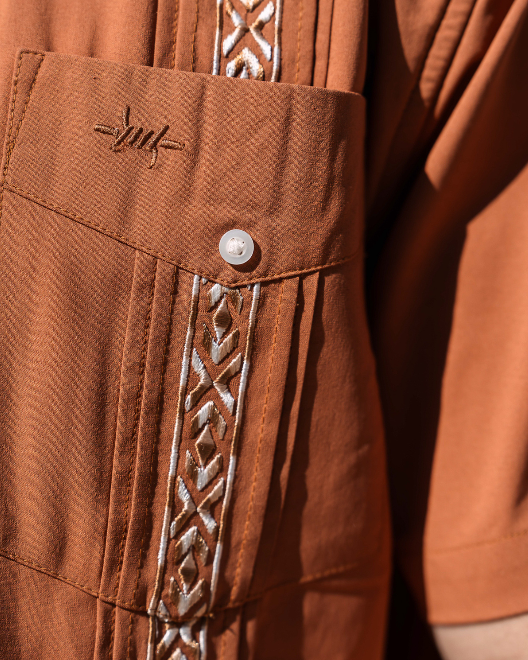 Guayabera Libre - Cobre Cuero