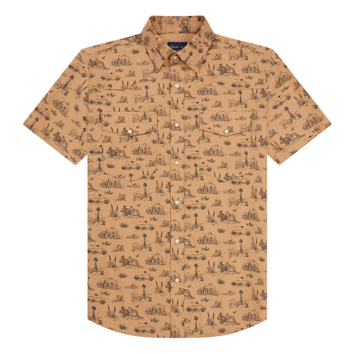 Signature Pearl Snap - West Texas Toile
