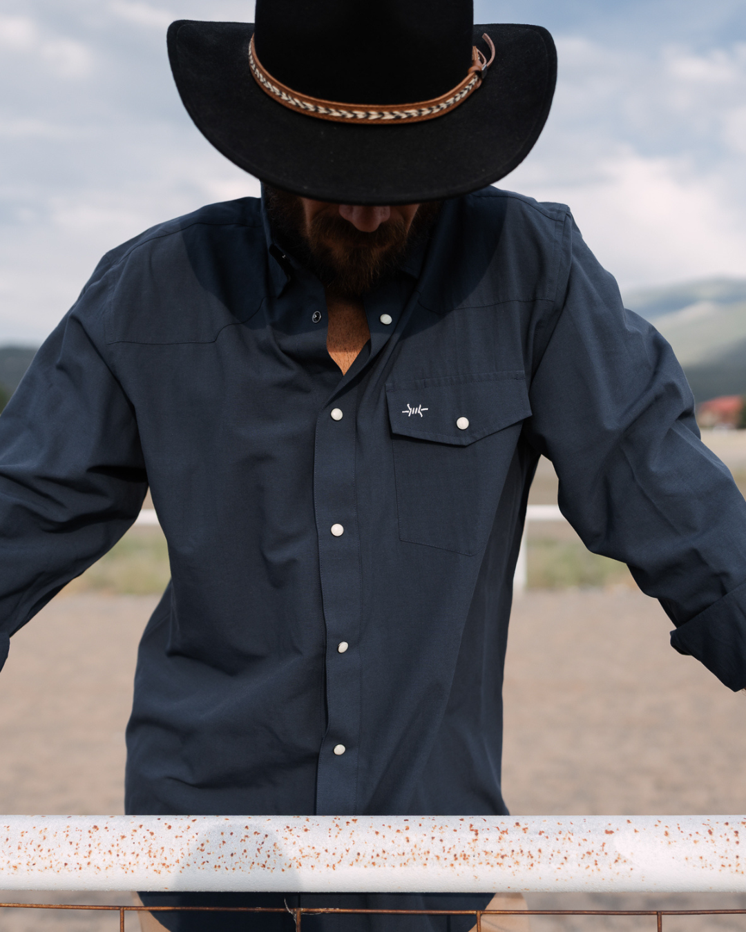 Western Field Shirt - Navy
