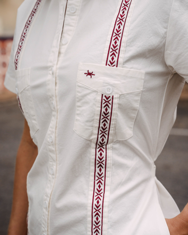 Tejas Guayabera Dress - Kyle