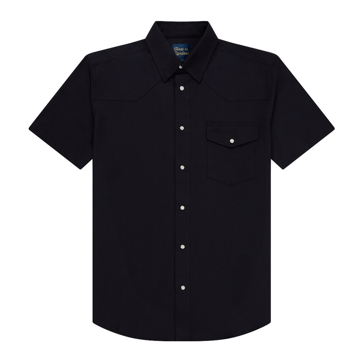 Western Field Shirt Short Sleeve - Cannon Black