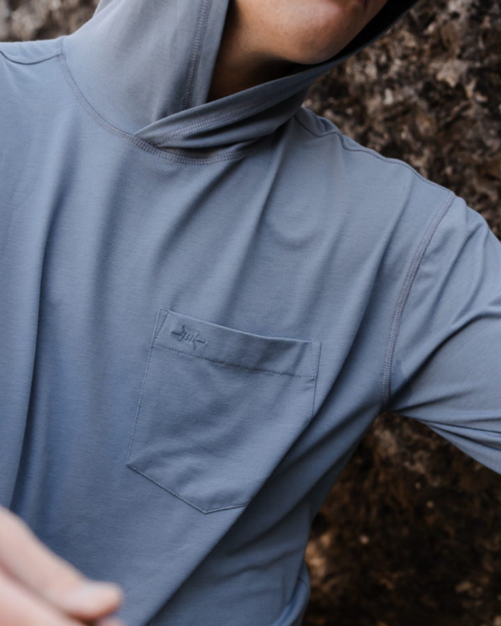 Brazos Hoodie - Bayou Blue