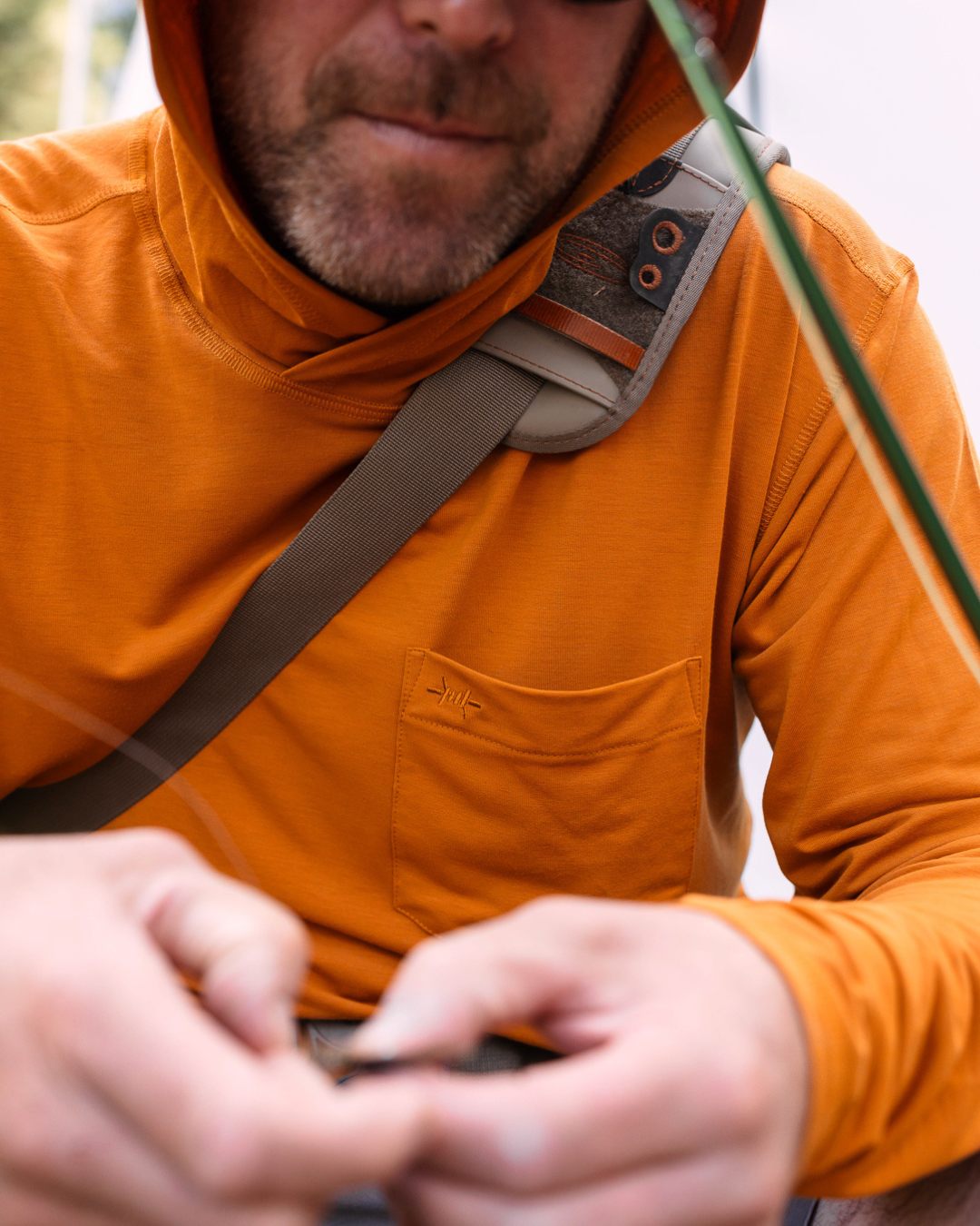 Brazos Hoodie - Burnt Orange