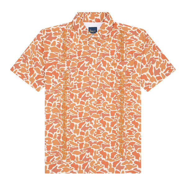 Guayabera Libre - Burnt Orange Camo – Texas Standard