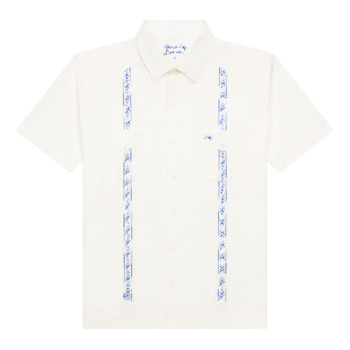 Tejas Guayabera - Ivory Cielo