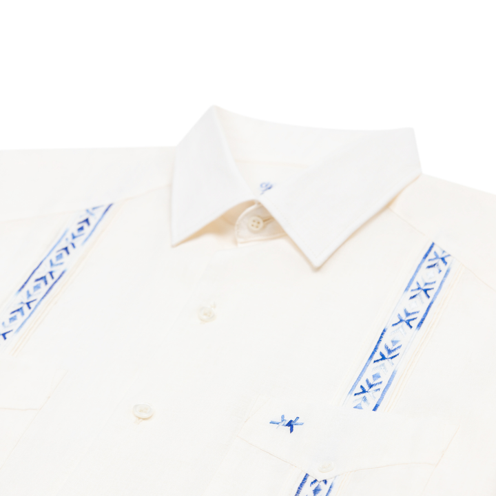 Tejas Guayabera - Ivory Cielo