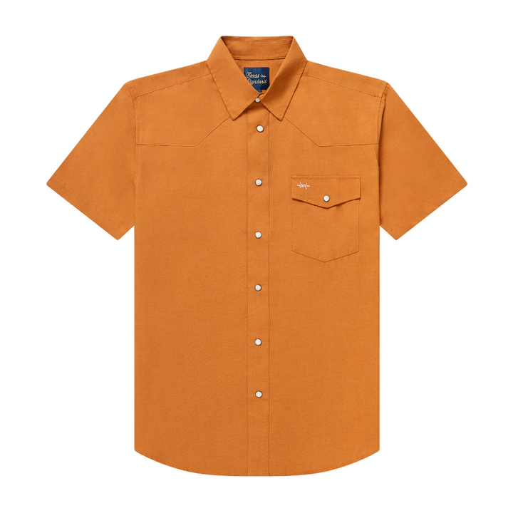 Western Field Shirt - Short Sleeve - Burnt Orange