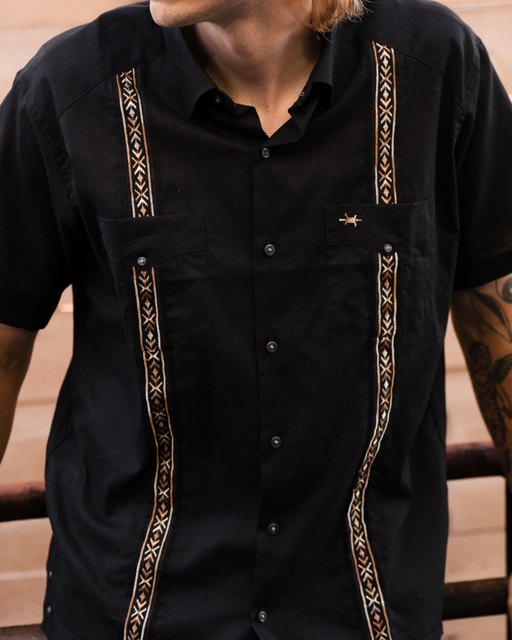 Tejas Guayabera - Diablo Cuero