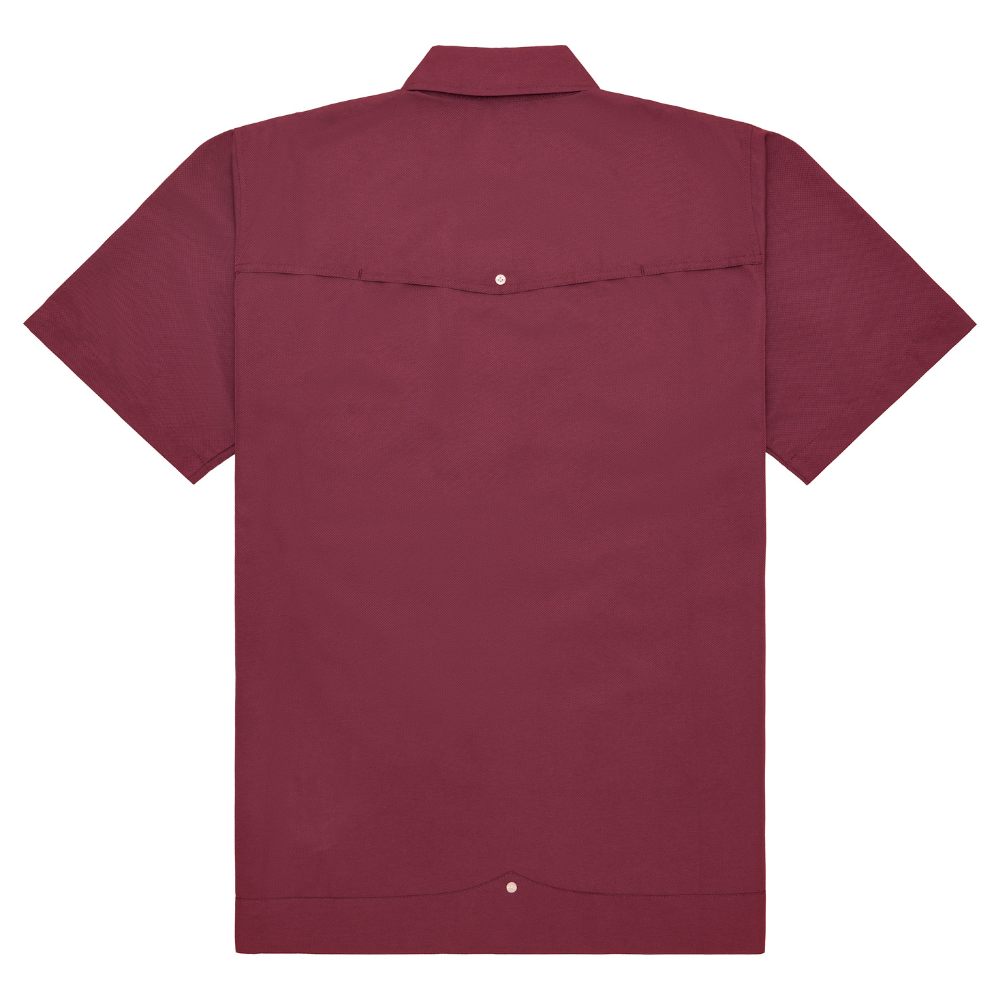 Guayabera Libre - Solid Maroon