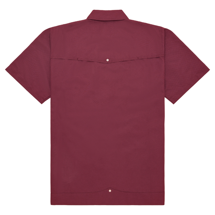 Guayabera Libre - Solid Maroon