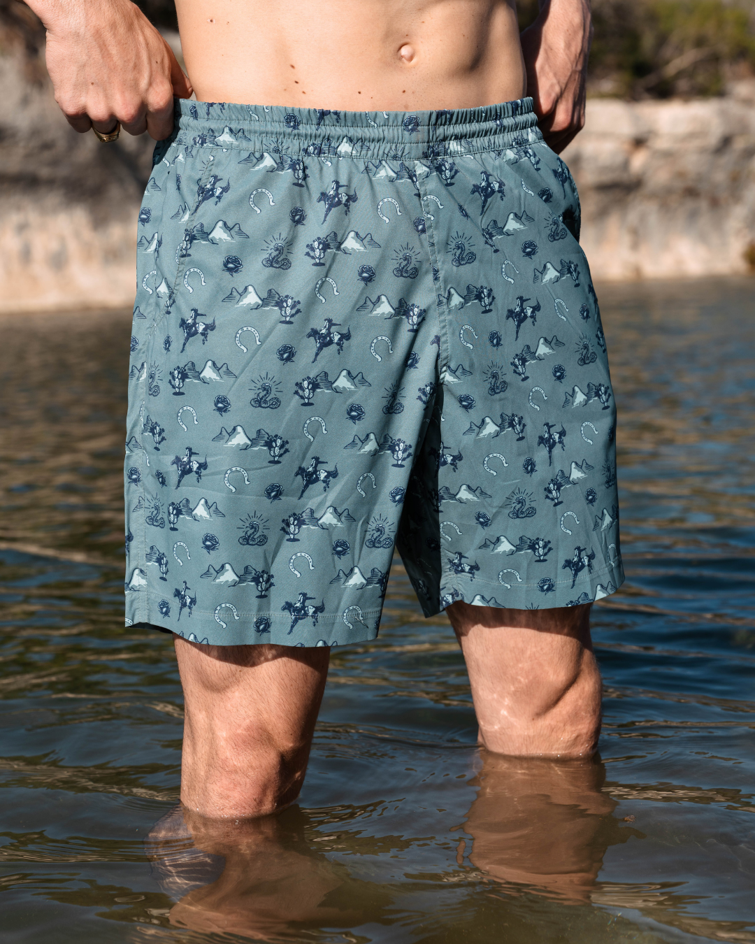 Waterloo Swim Shorts - Badlands 7" Inseam