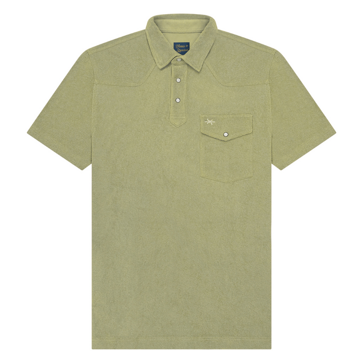 Terlingua Terry Cloth Polo - Agave