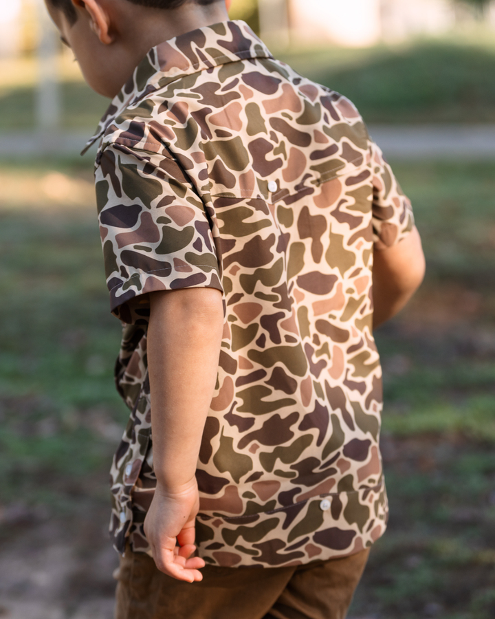 Guayabera Libre Kids - Tejas Camo
