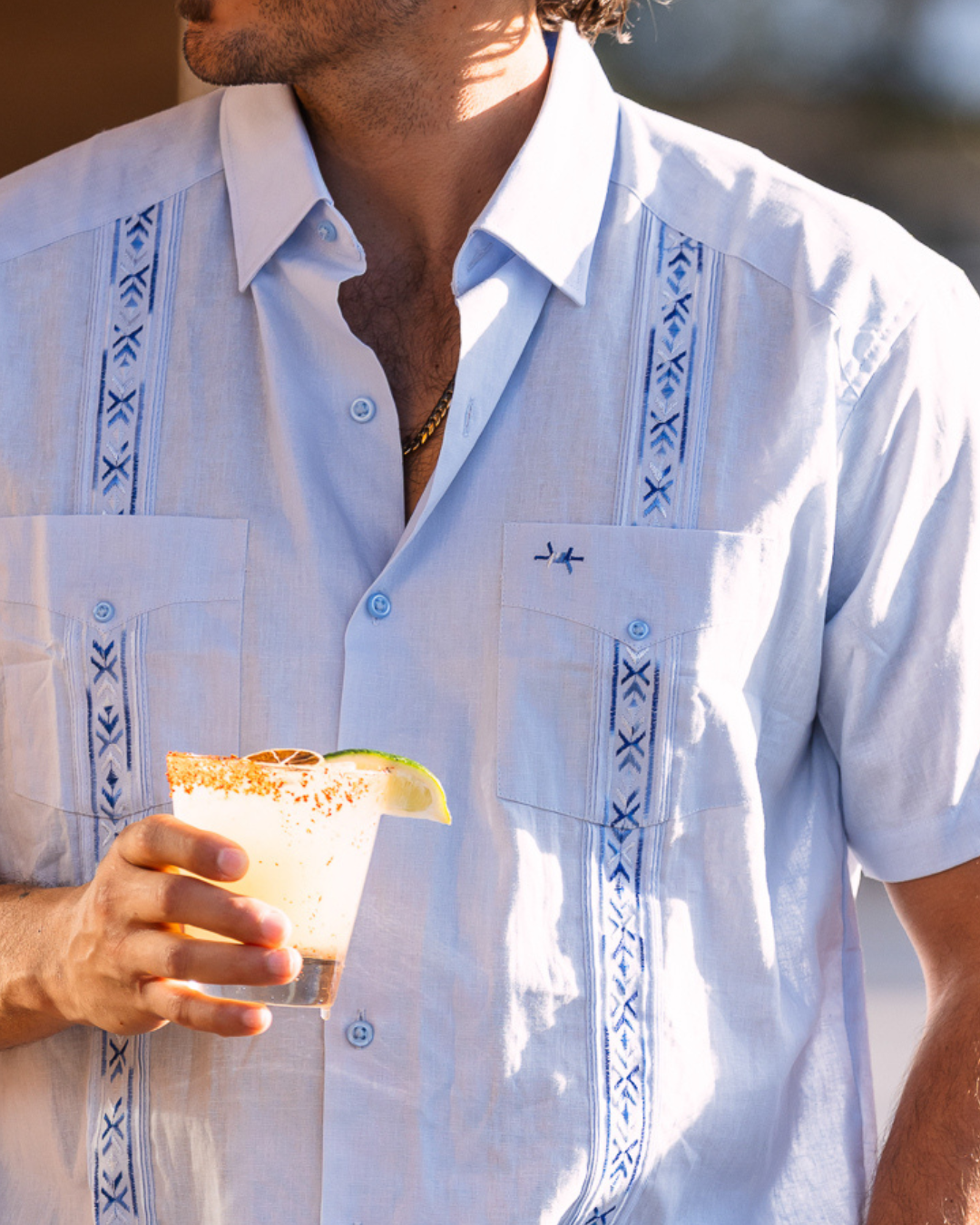 Tejas Guayabera - Benavides Cielo
