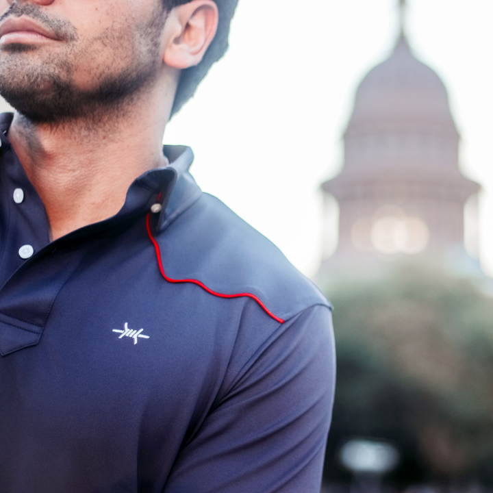 Lariat Western Polo - Lone Star