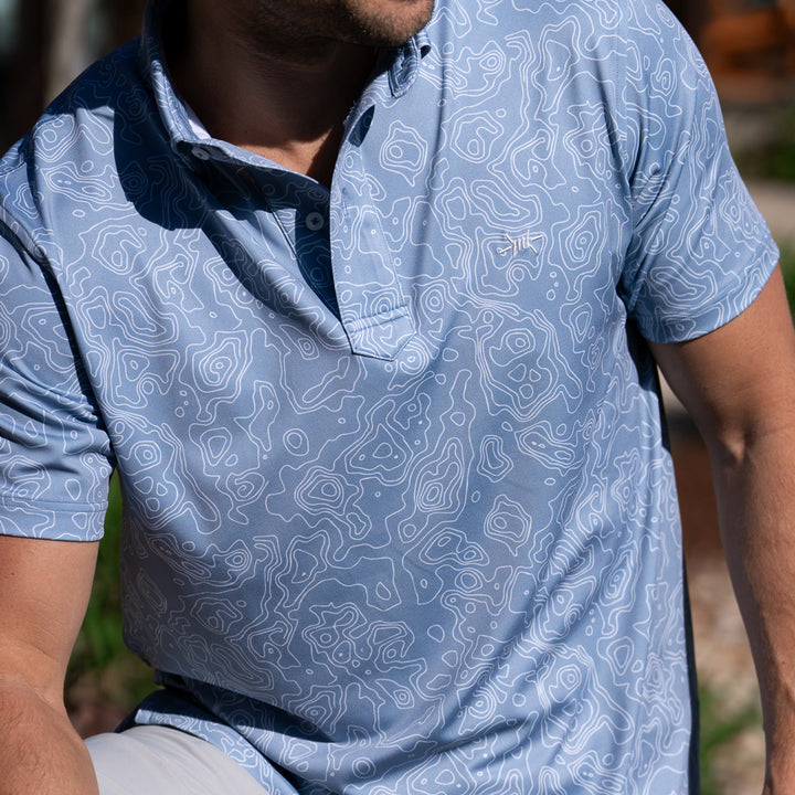 Big Bend Topo Polo - Heron