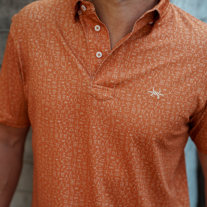 Chisholm Traditions Polo - Burnt Orange