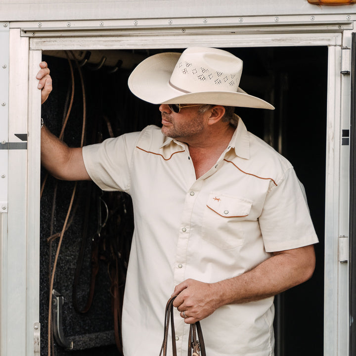 Lariat Ranger Shirt - Short Sleeve - Burnt Orange