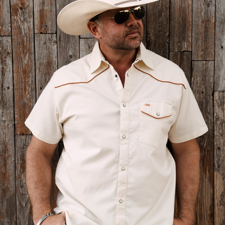 Lariat Ranger Shirt - Short Sleeve - Burnt Orange