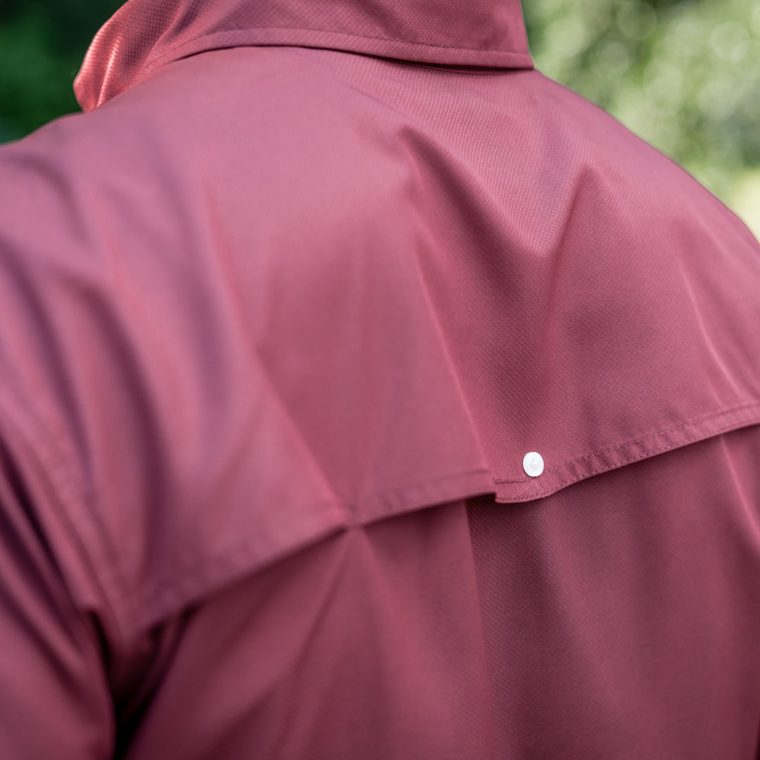 Guayabera Libre - Solid Maroon