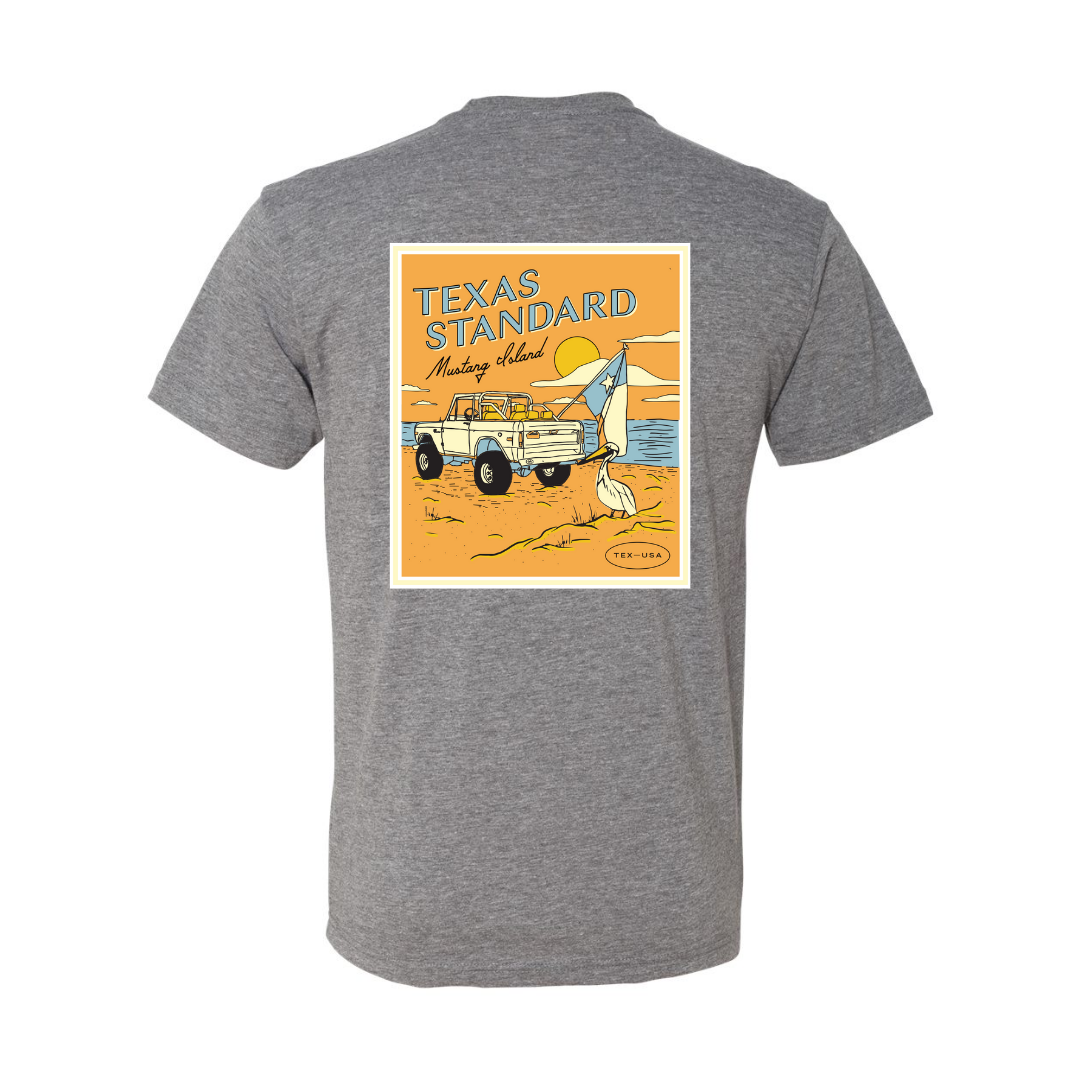 Landmark Heritage Printed Tee - Mustang Island