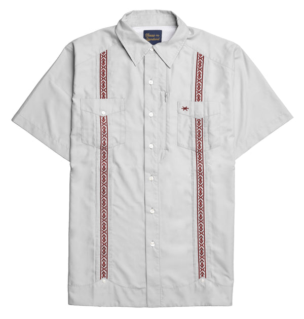 Guayabera Libre - Maroon