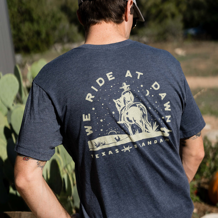 Heritage Printed Tee - Ride at Dawn