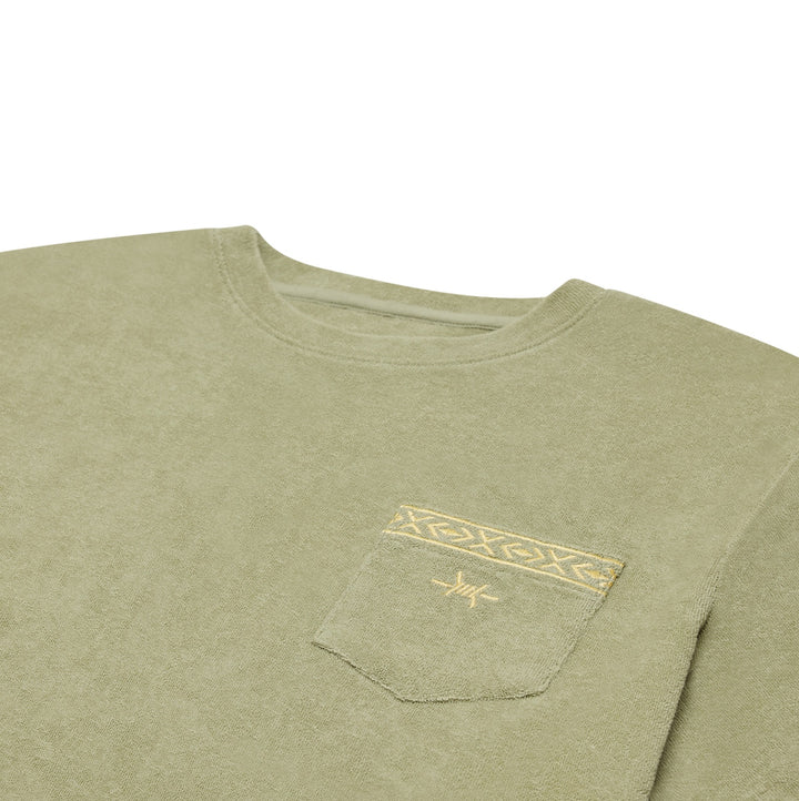 Terlingua Terry Cloth Tee - Agave Green