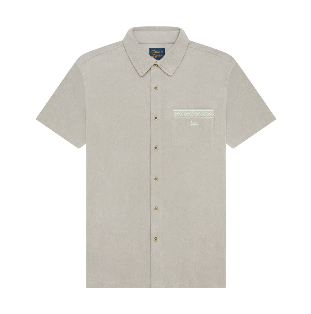 Terlingua Terry Cloth Shirt - Mockingbird Gray – Texas Standard
