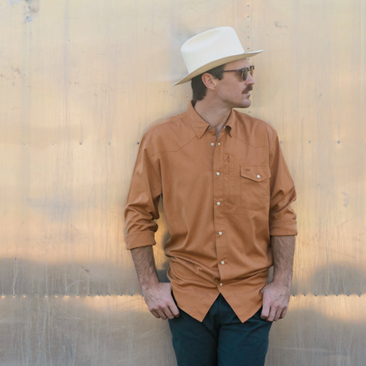 Western Field Shirt - Burnt Orange