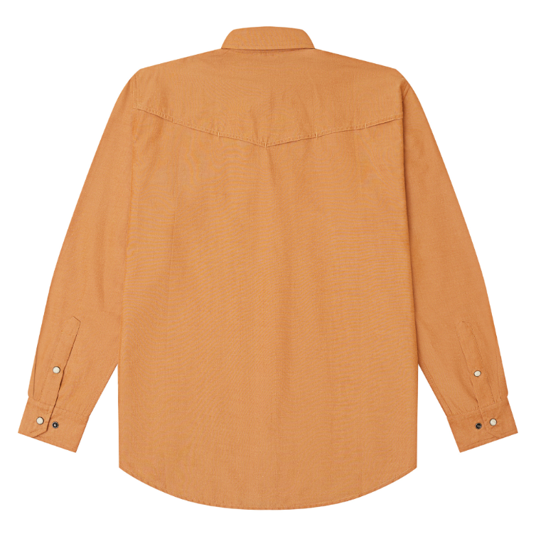 burnt orange dress shirt Texas Standard Western Field Shirt