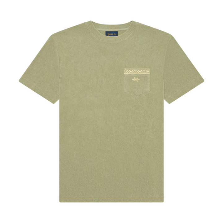 Terlingua Terry Cloth Tee - Agave Green