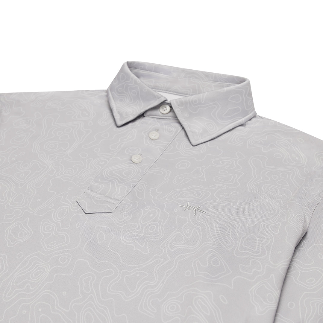 Big Bend Topo Polo - Mockingbird Gray