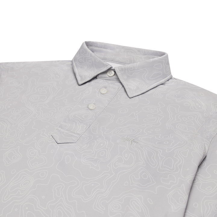 Big Bend Topo Polo - Mockingbird Gray