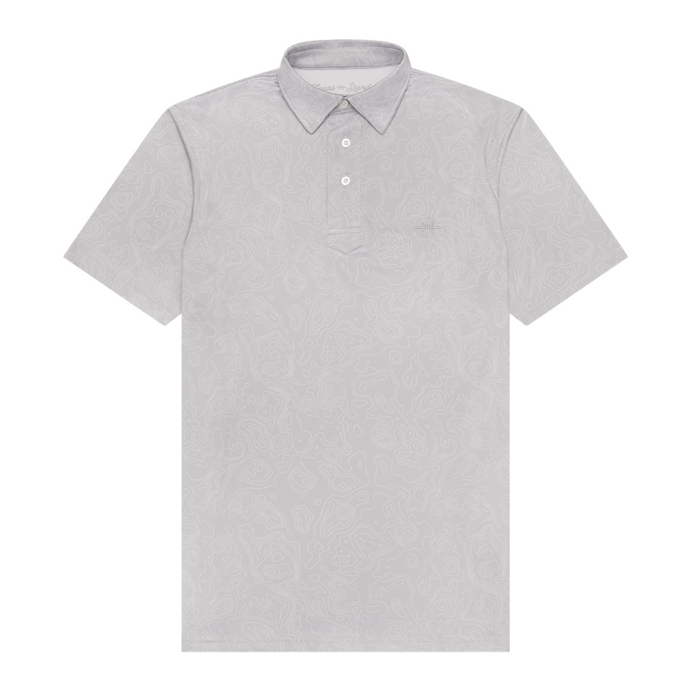 Big Bend Topo Polo - Mockingbird Gray